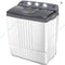 [NEW YEAR SALE] 【Costway】- Twin Tub Washer and Dryer Combo, 20Lbs Capacity (12Lbs Washing and 8Lbs Spinning) Washing Machine, Compact Portable Mini Laundry Washer for Apartment, Semi-Automatic, Inlet and Drain Hose