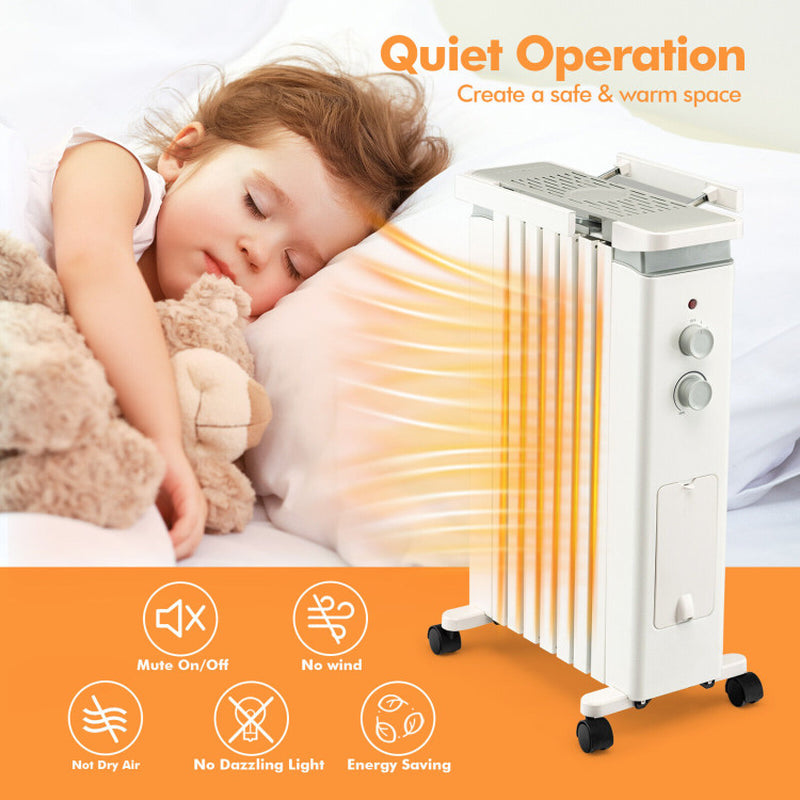 1500W Portable Space Heater with Humidification Box