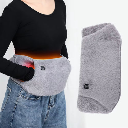 Graphene Heating Pad for Waist Menstrual Period Pain Relief Belt Uterus Warming Winter Electric Hand Warmer USB Rechargeable