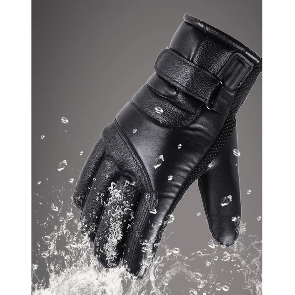 Ultimate USB Electric Heating Gloves - 10000mAh Winter Hand Warmers for Bikers & Cyclists - Windproof & Non-Slip Design