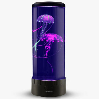 Brewish Giftable Jellyfish Lamp, Lifelike Desk Jellyfish Aquarium, Remote Control Jellyfish LED Light with 18 Colors, Home Decor Room Lighting Nightlight