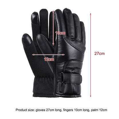 Ultimate USB Electric Heating Gloves - 10000mAh Winter Hand Warmers for Bikers & Cyclists - Windproof & Non-Slip Design