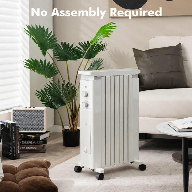 1500W Portable Space Heater with Humidification Box