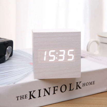 Wooden Minimalist Table Clock