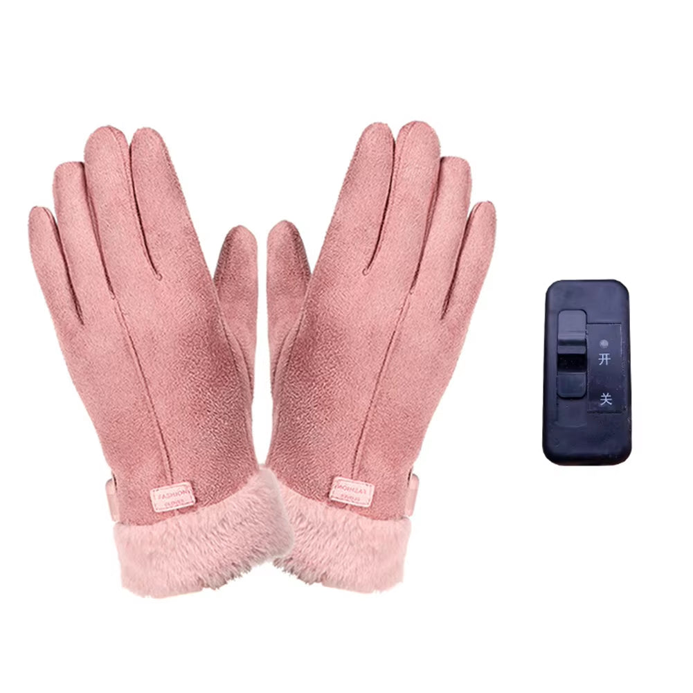 Ultimate USB Electric Heating Gloves - 10000mAh Winter Hand Warmers for Bikers & Cyclists - Windproof & Non-Slip Design